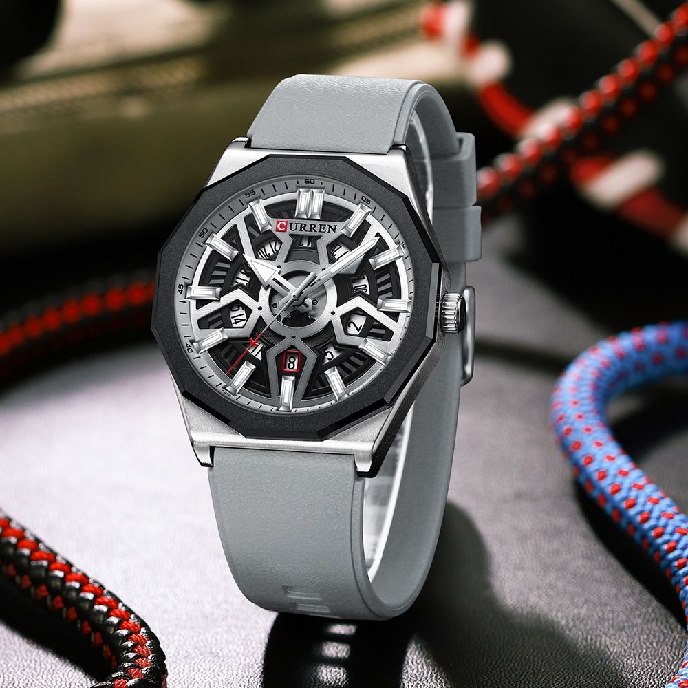 Reloj Curren gris - Moderno y versátil Elegante reloj Curren Deportivo